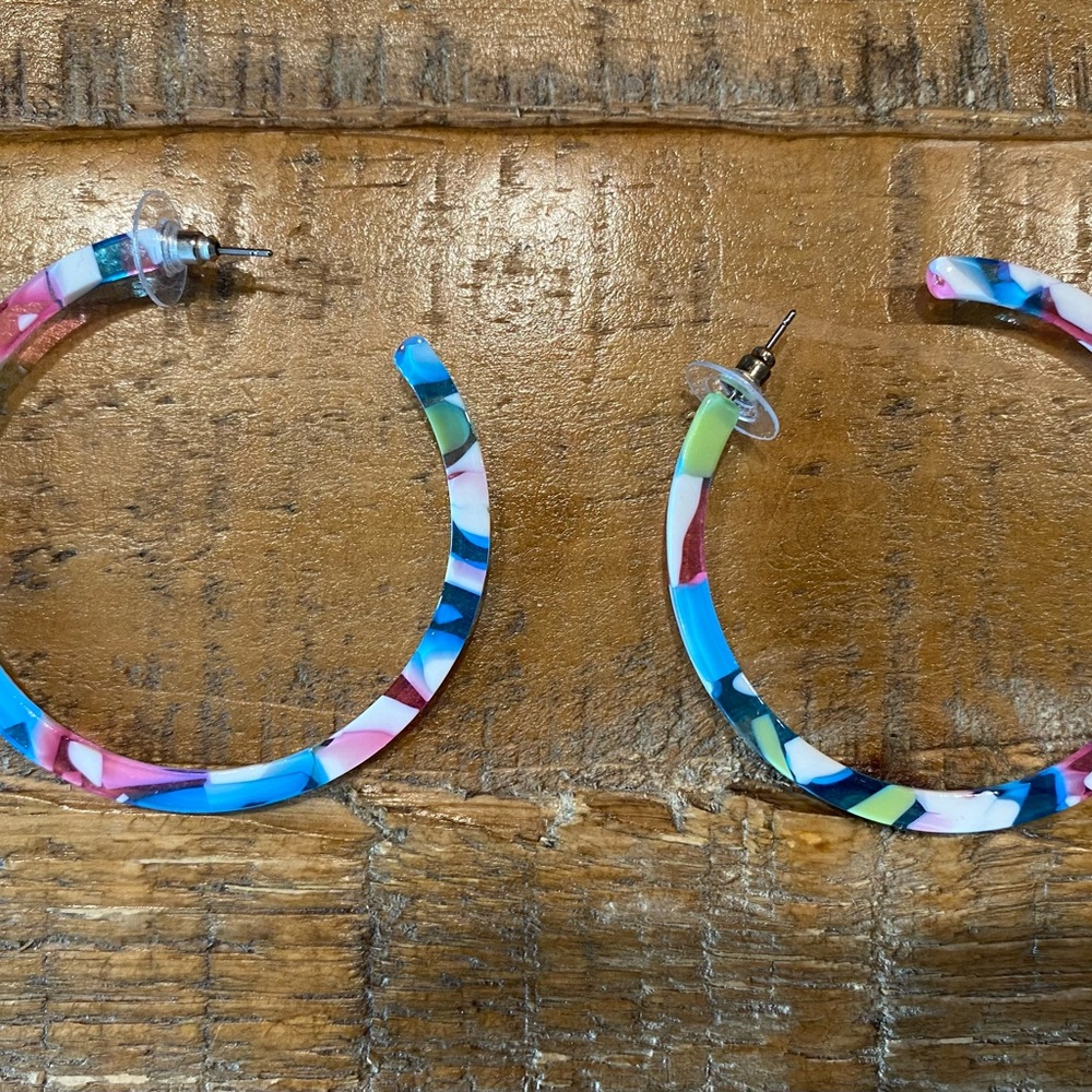 Colorful Hoop Earrings